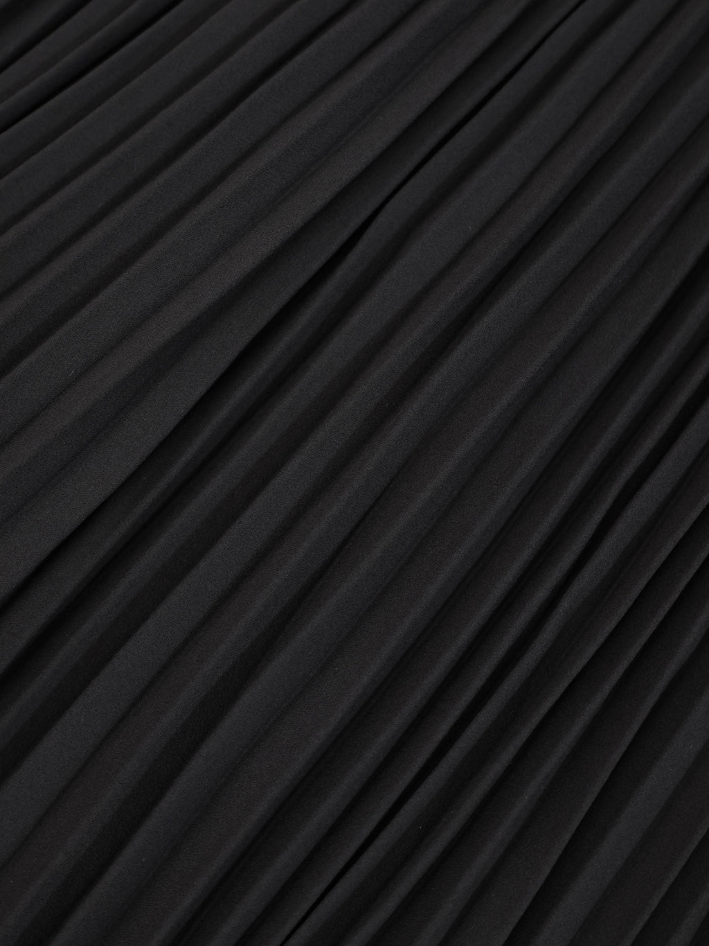 Micro Pleat Dress-Black