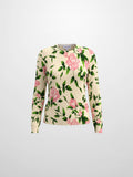 Printed Sweater-Cream Pop Floral